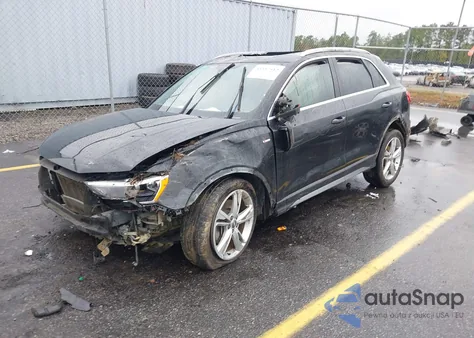 2020 Audi Q3 Premium 45 Tfsi S Line Quattro Tiptronic from USA, damaged, VIN WA1DECF38L1023587